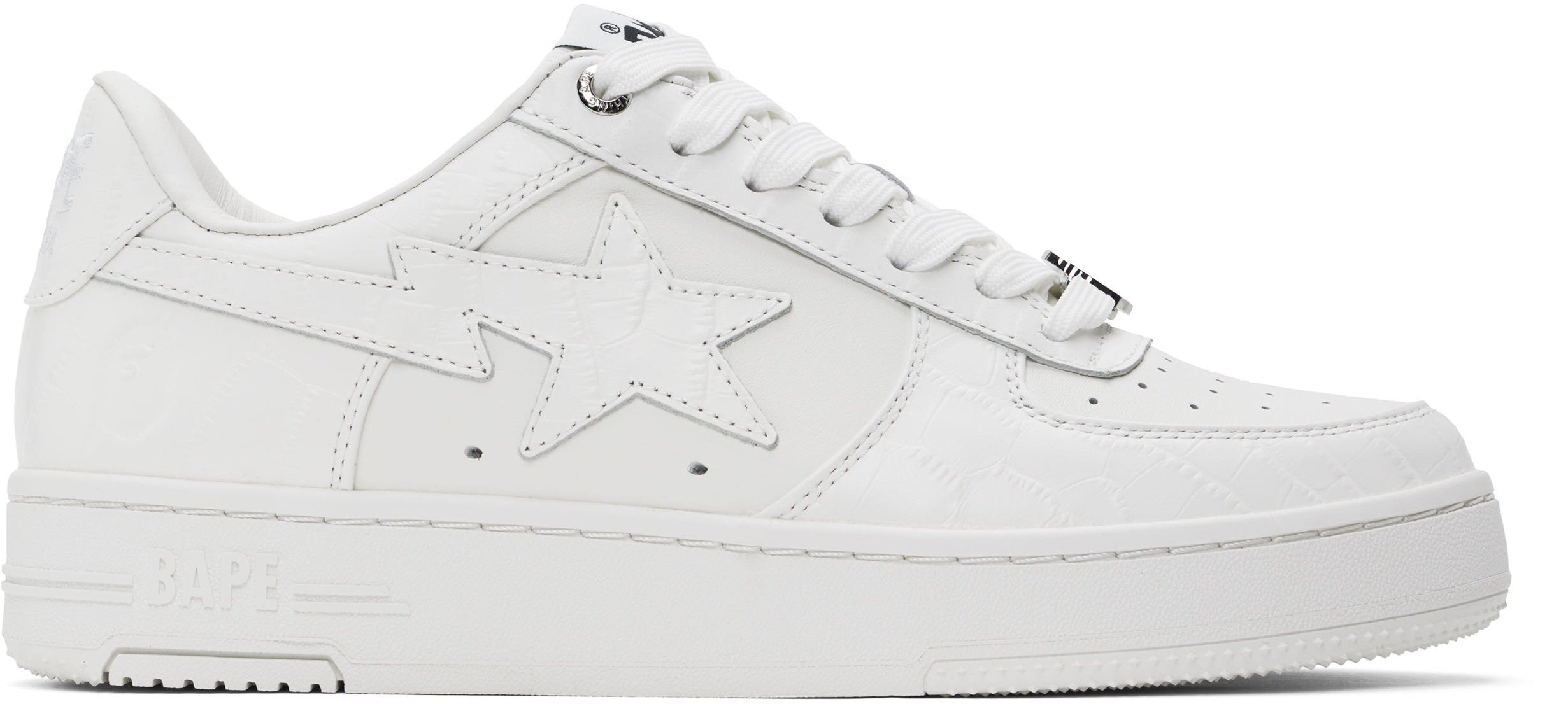 Black & White 'BAPE' STA #3 Sneakers