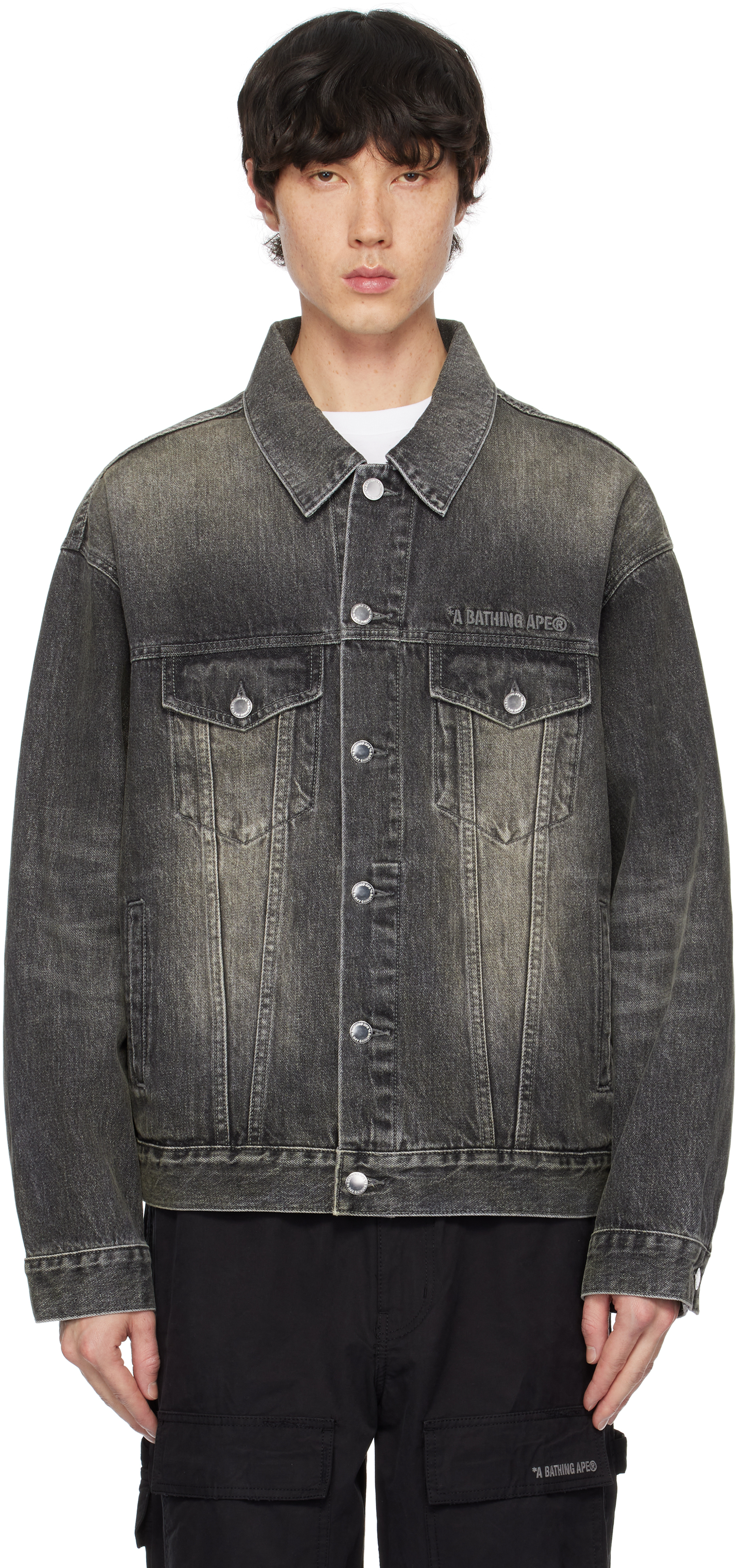 Blue Distressed 13 Oz Trucker Denim Jacket