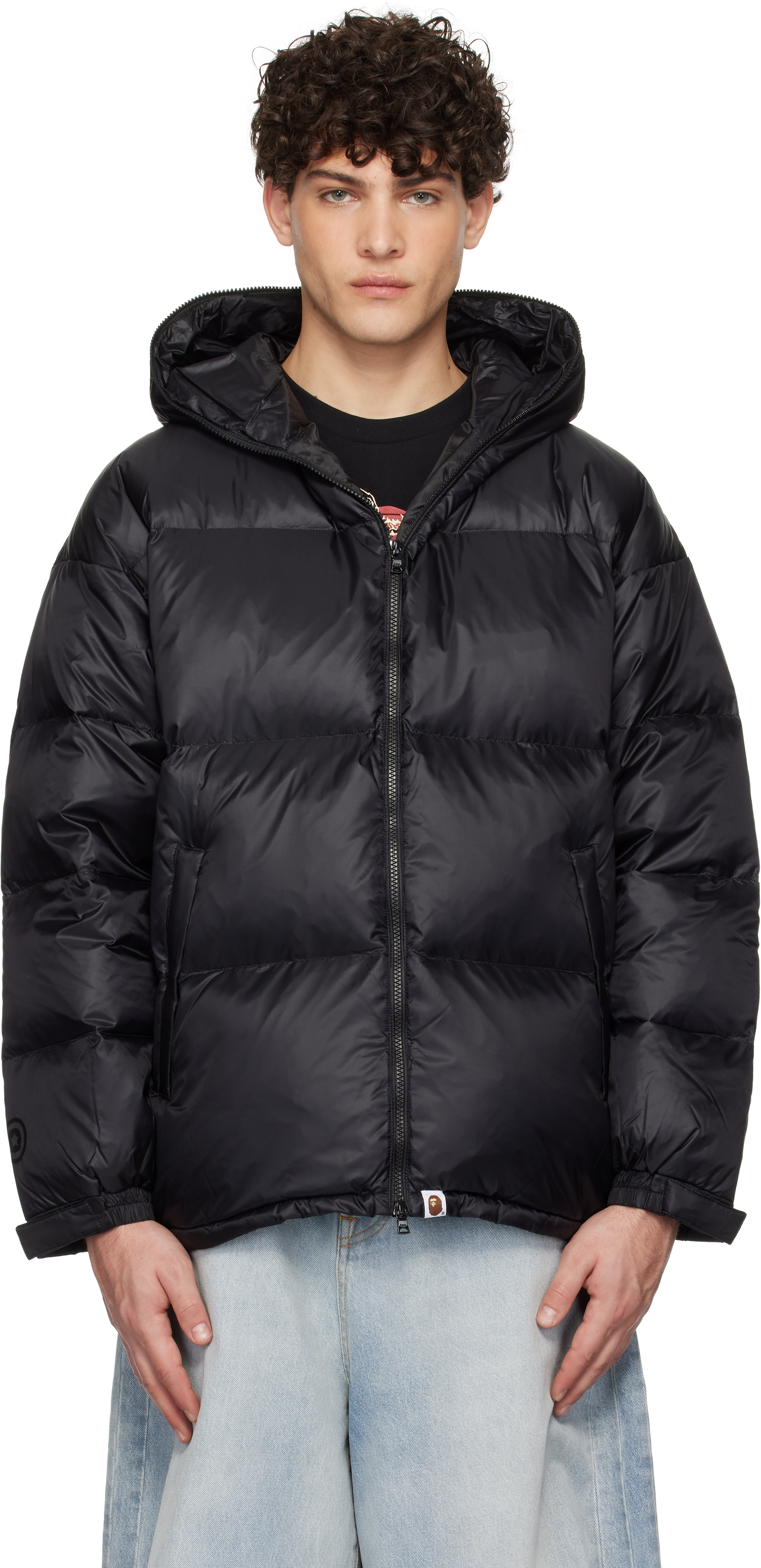 Black Shark Relaxed Fit Down Jacket