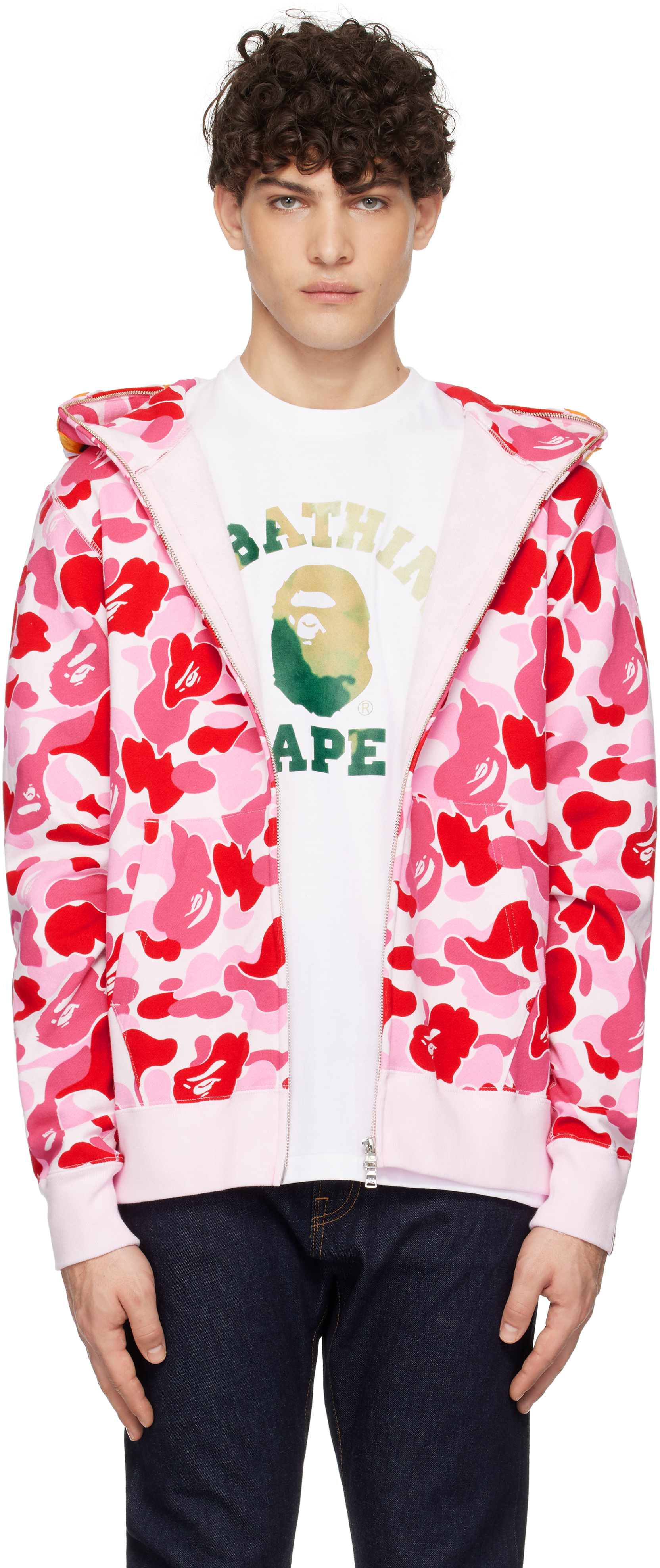 Bape zip hoodie shark on sale