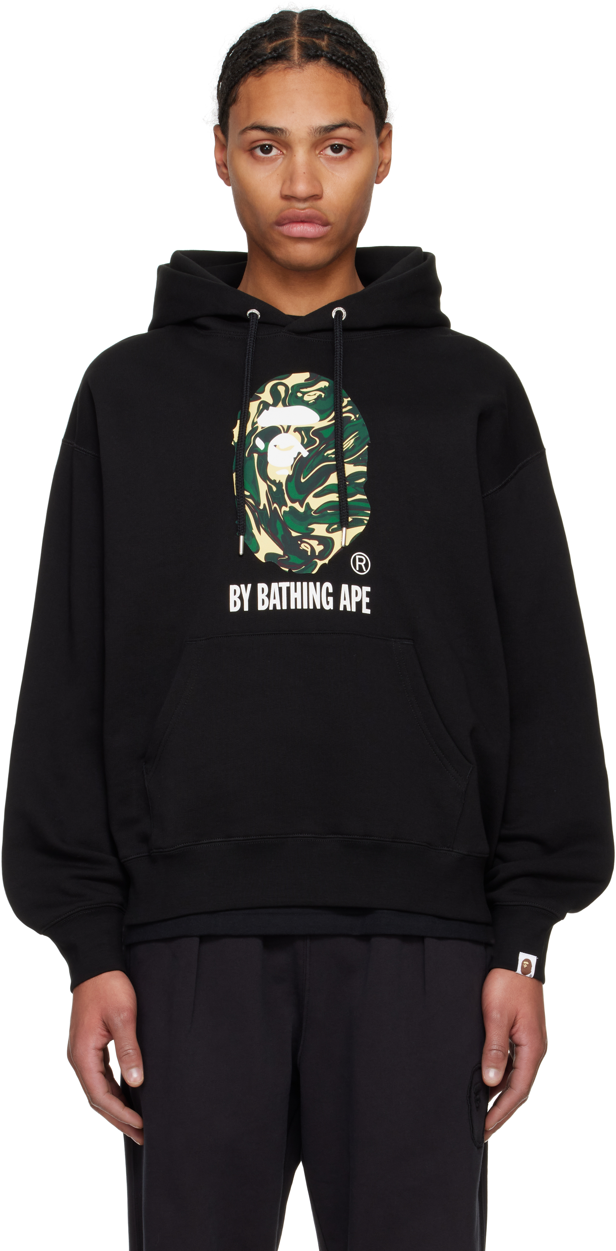 BAPE Black Marbling Camo By Bathing Ape Hoodie