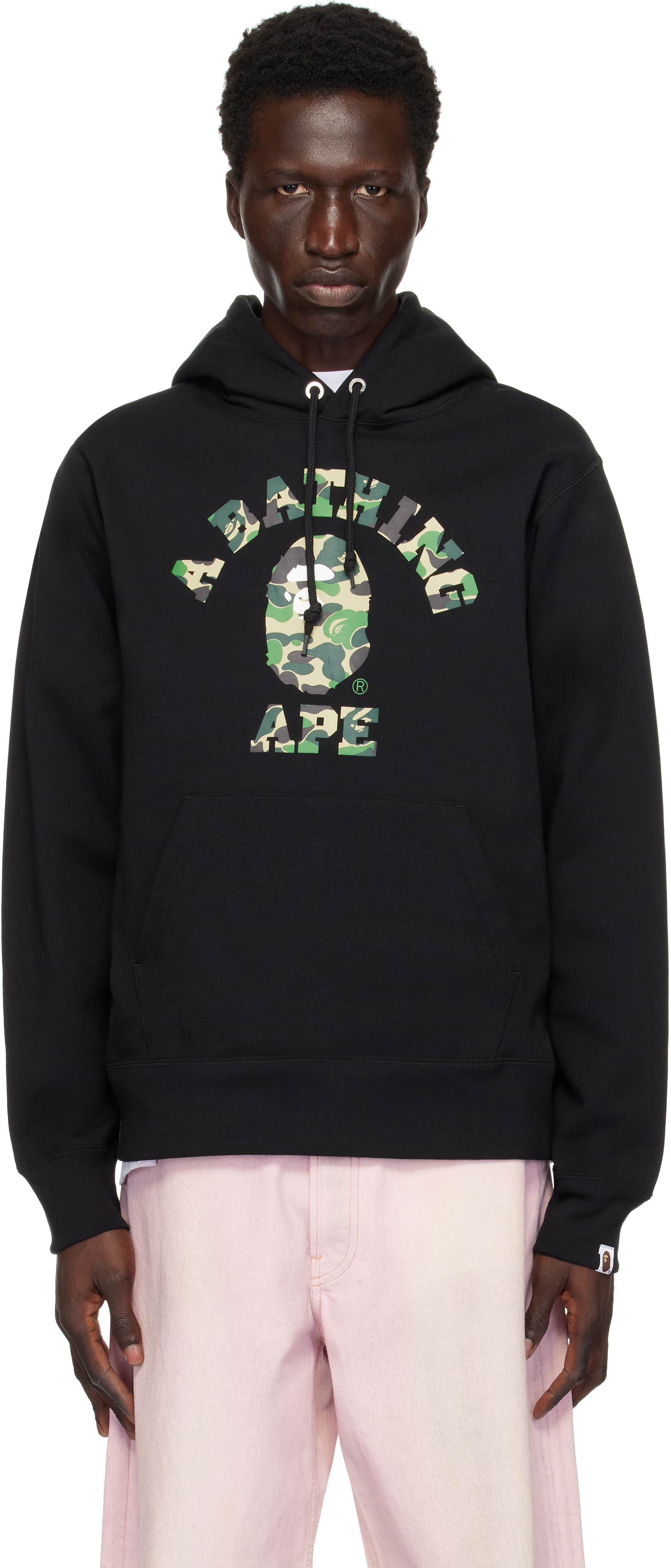 Gray ABC Camo College Hoodie