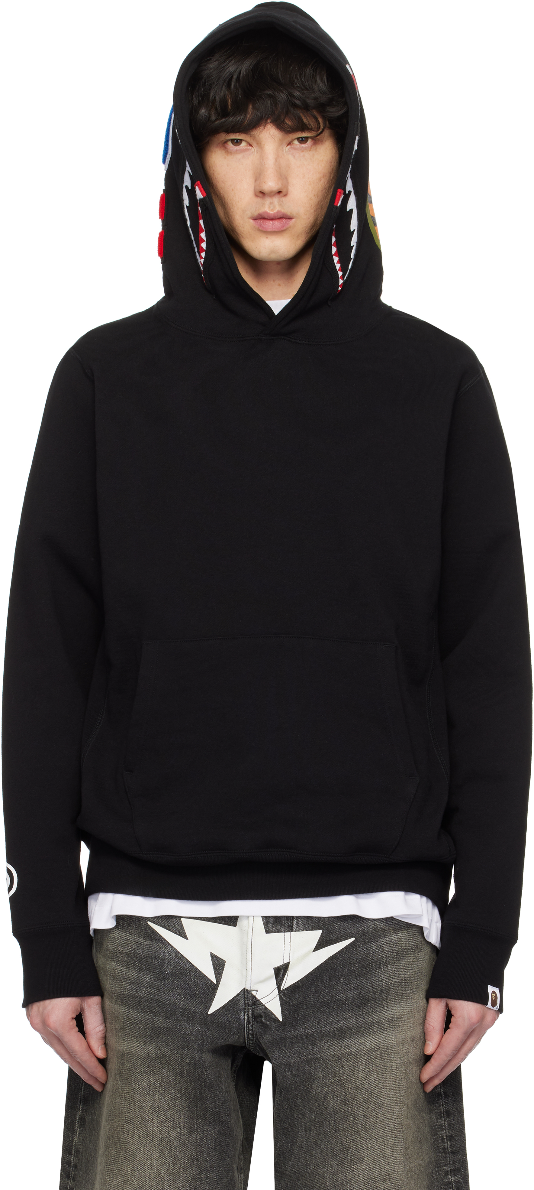 Black Shark Pullover Hoodie