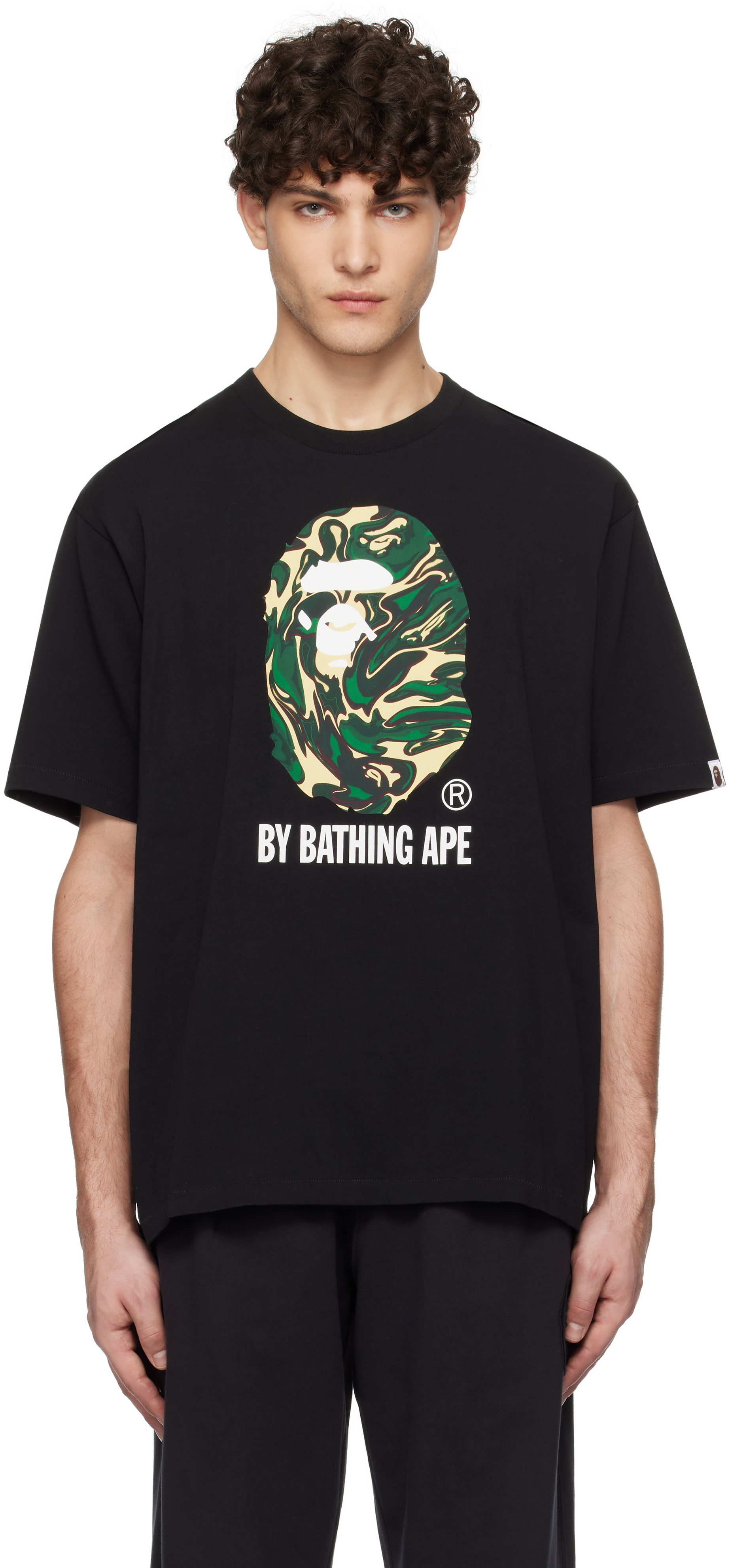 Black 1st Camo 'By Bathing Ape' T-shirt