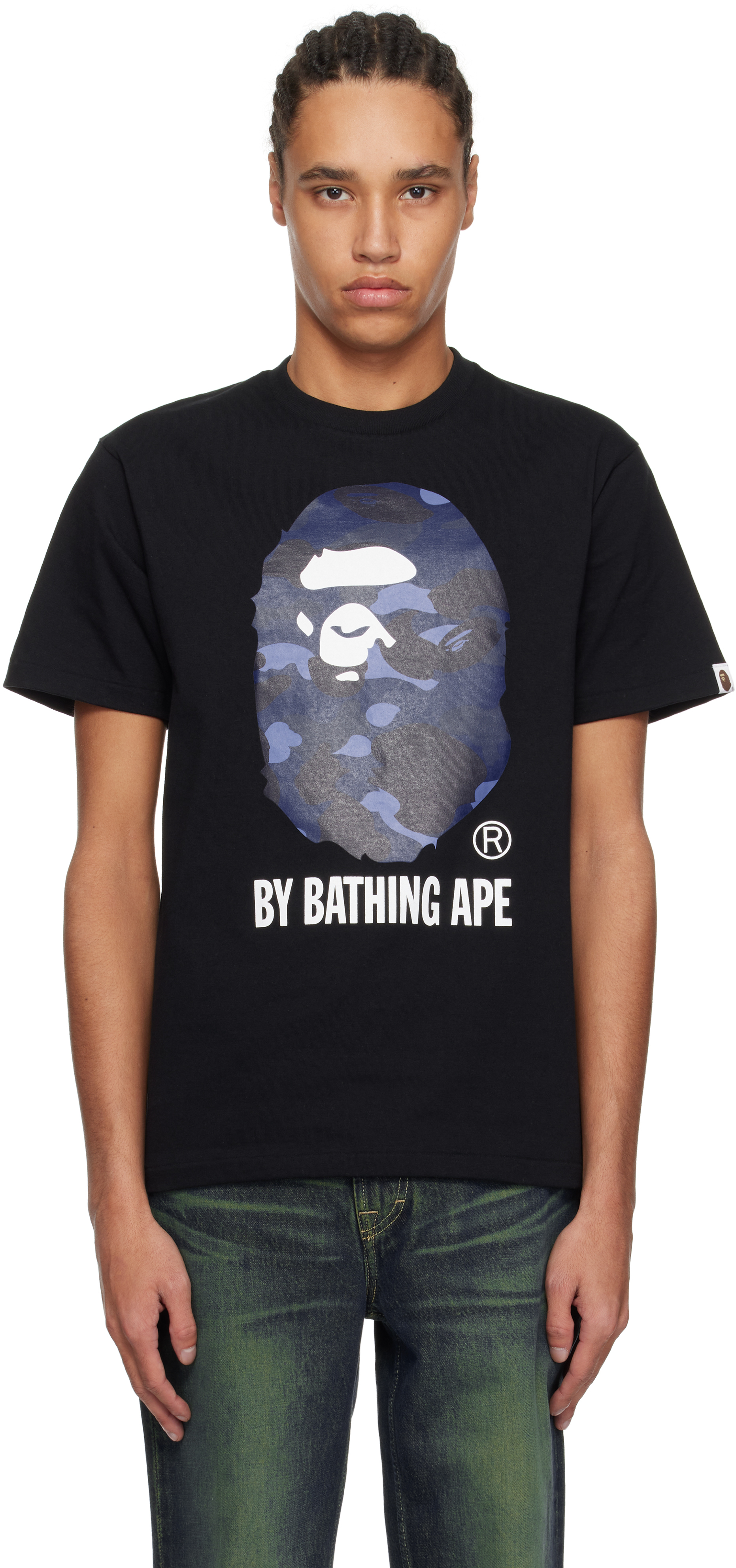 White Color Camo 
By Bathing Ape
 T-shirt