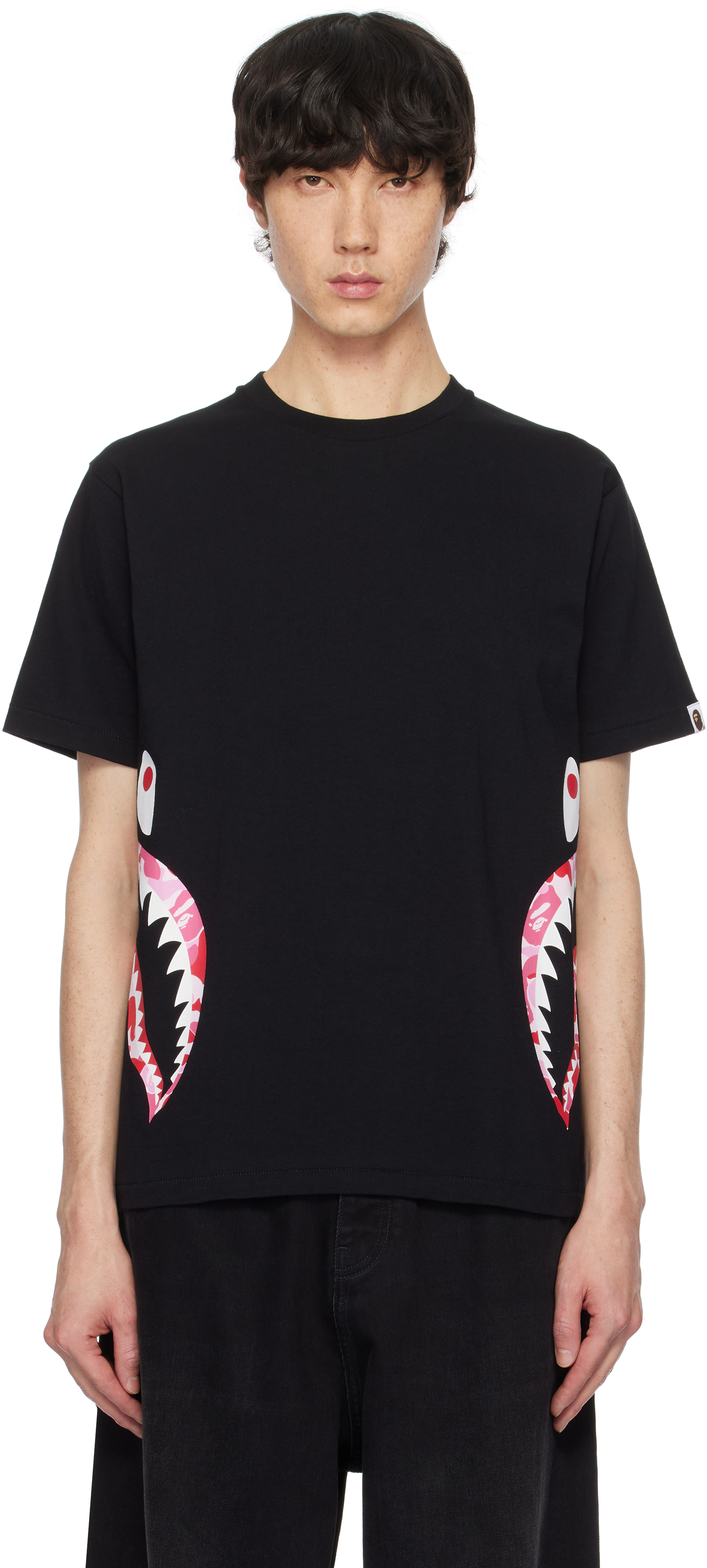 Bape abc side shark tee best sale