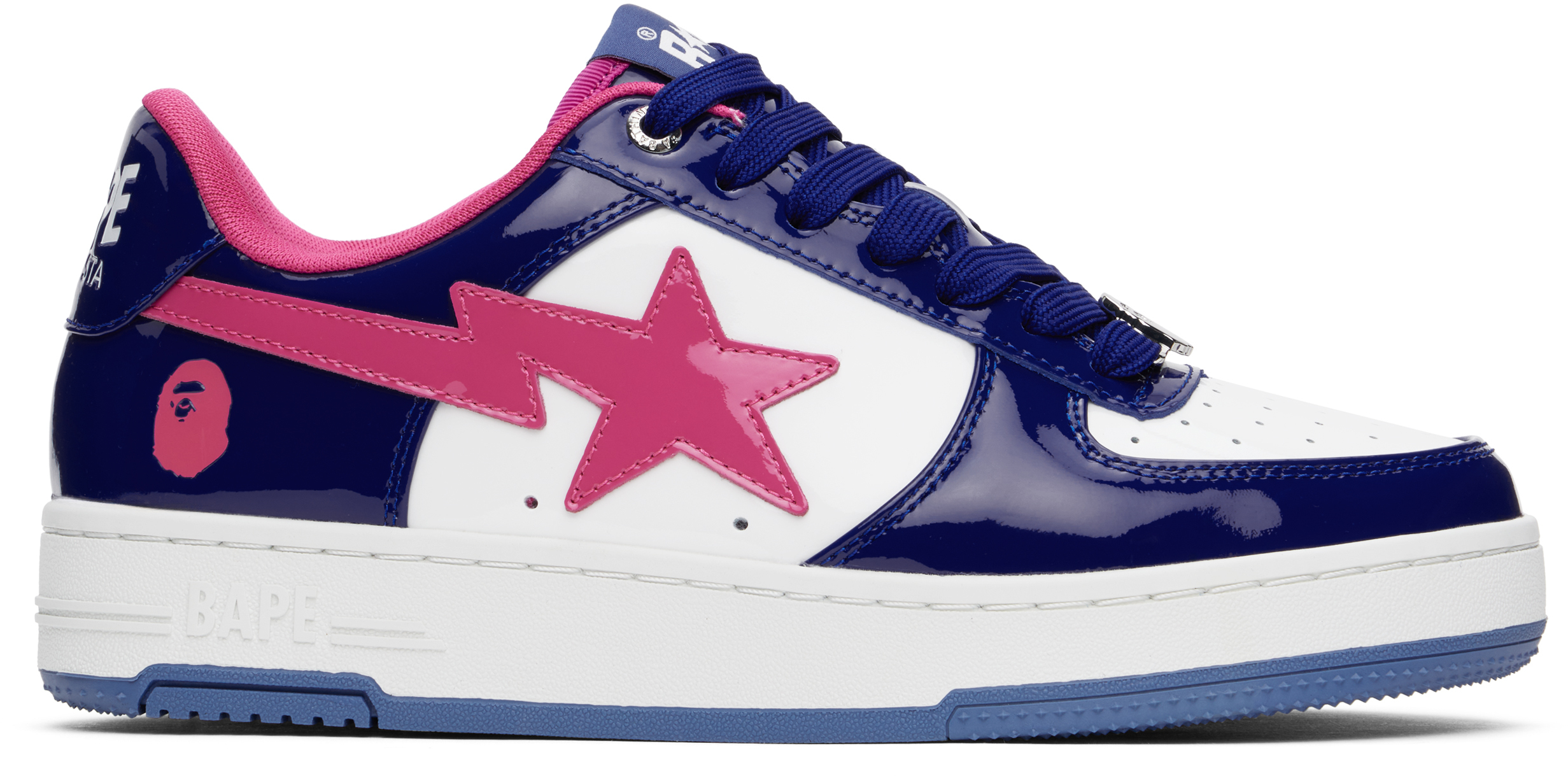 Navy & Pink BAPE STA #1 Sneakers