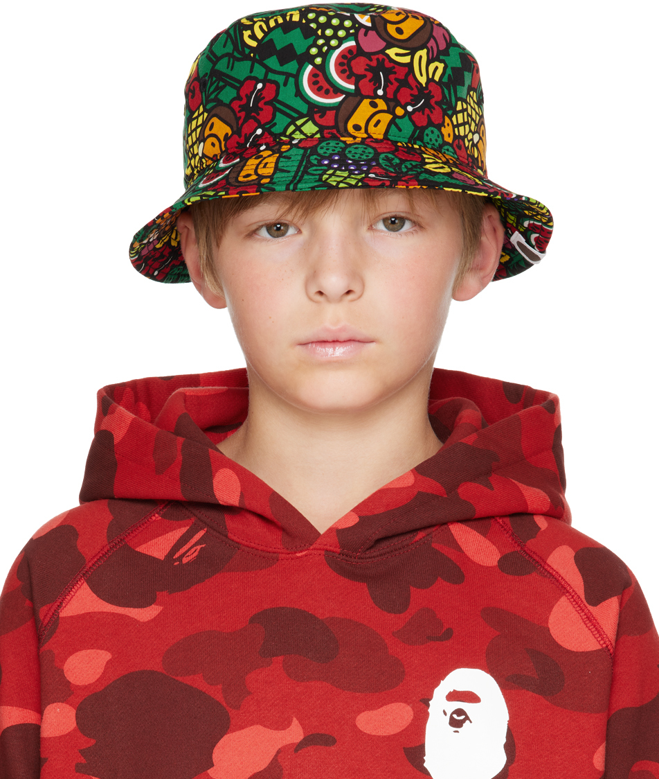 Bape Kids Multicolor Baby Milo Tropical Bucket Hat