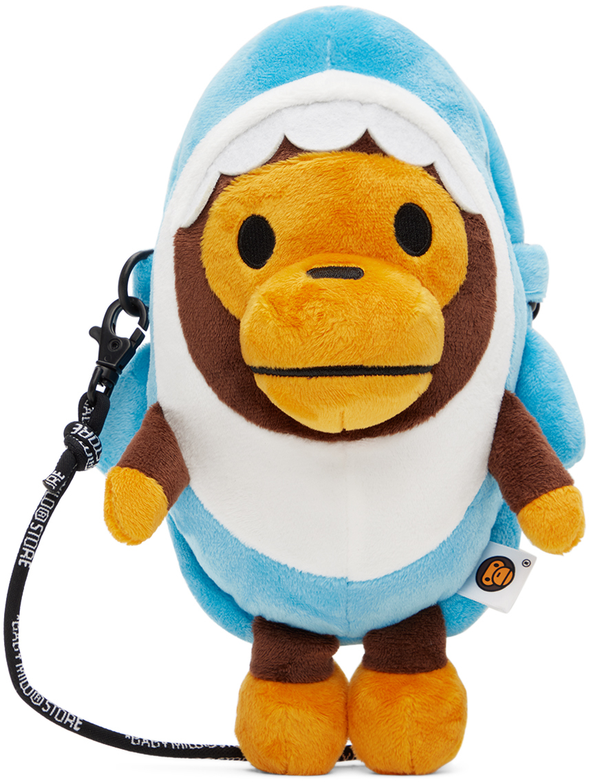 Kids Blue Baby Milo Plush Mobile Bag by BAPE | SSENSE