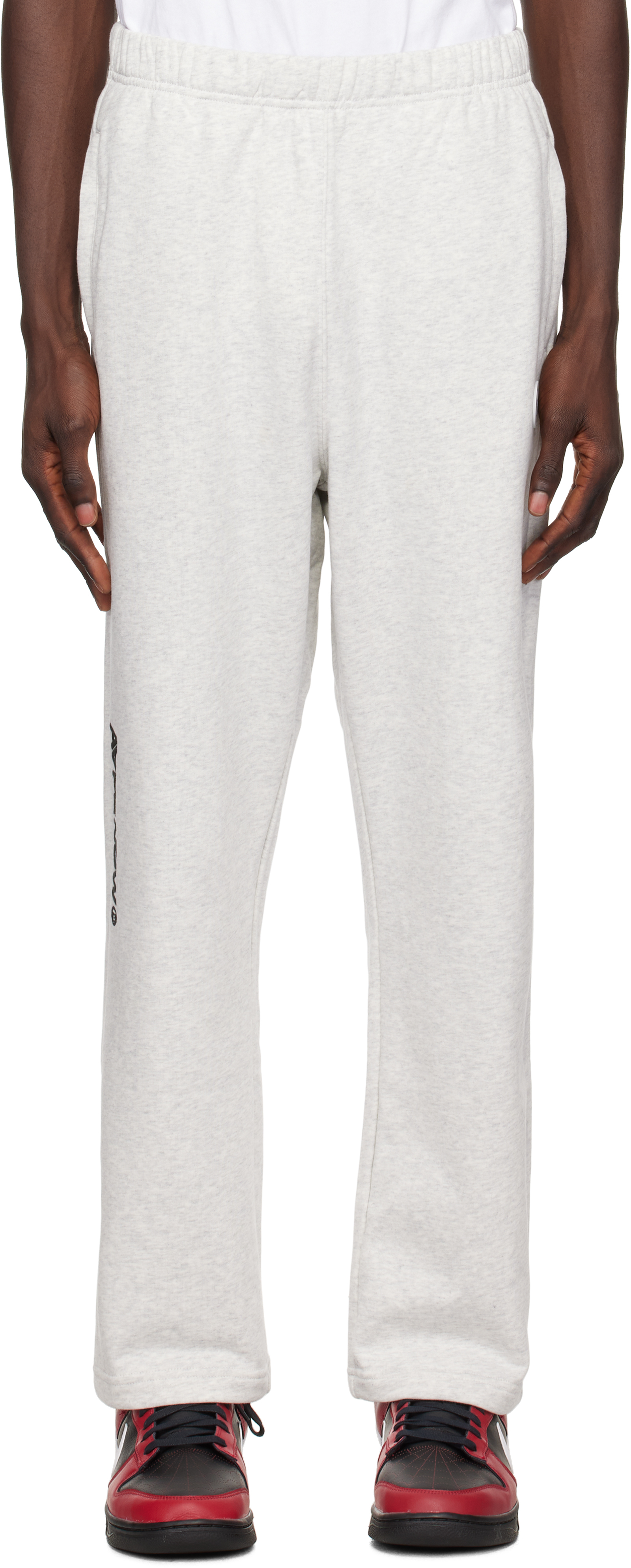 Gray 'AAPE Now' Lounge Pants