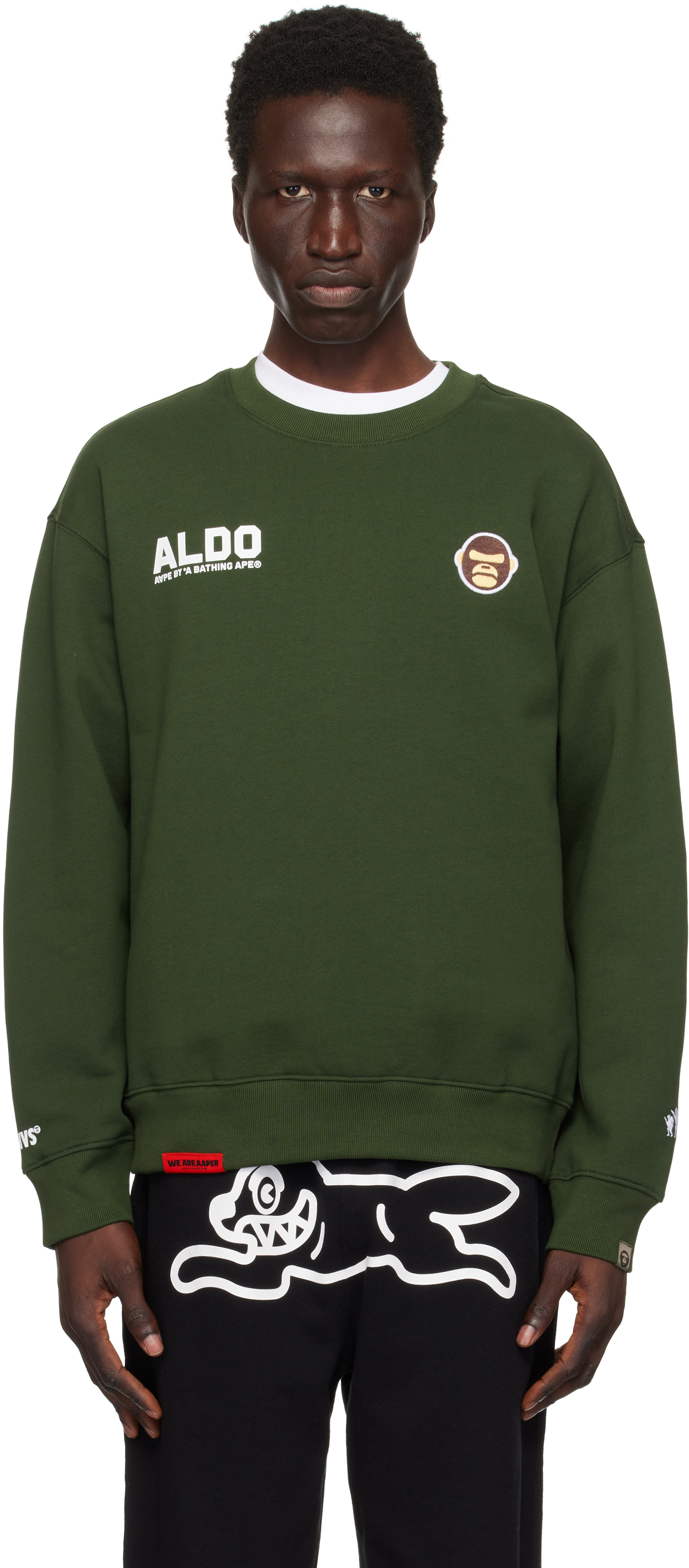 Green 'AAPER Aldo' Sweatshirt