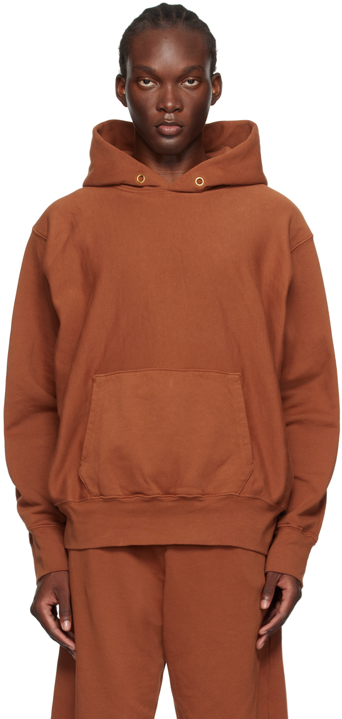 Orange heavyweight hoodie hotsell