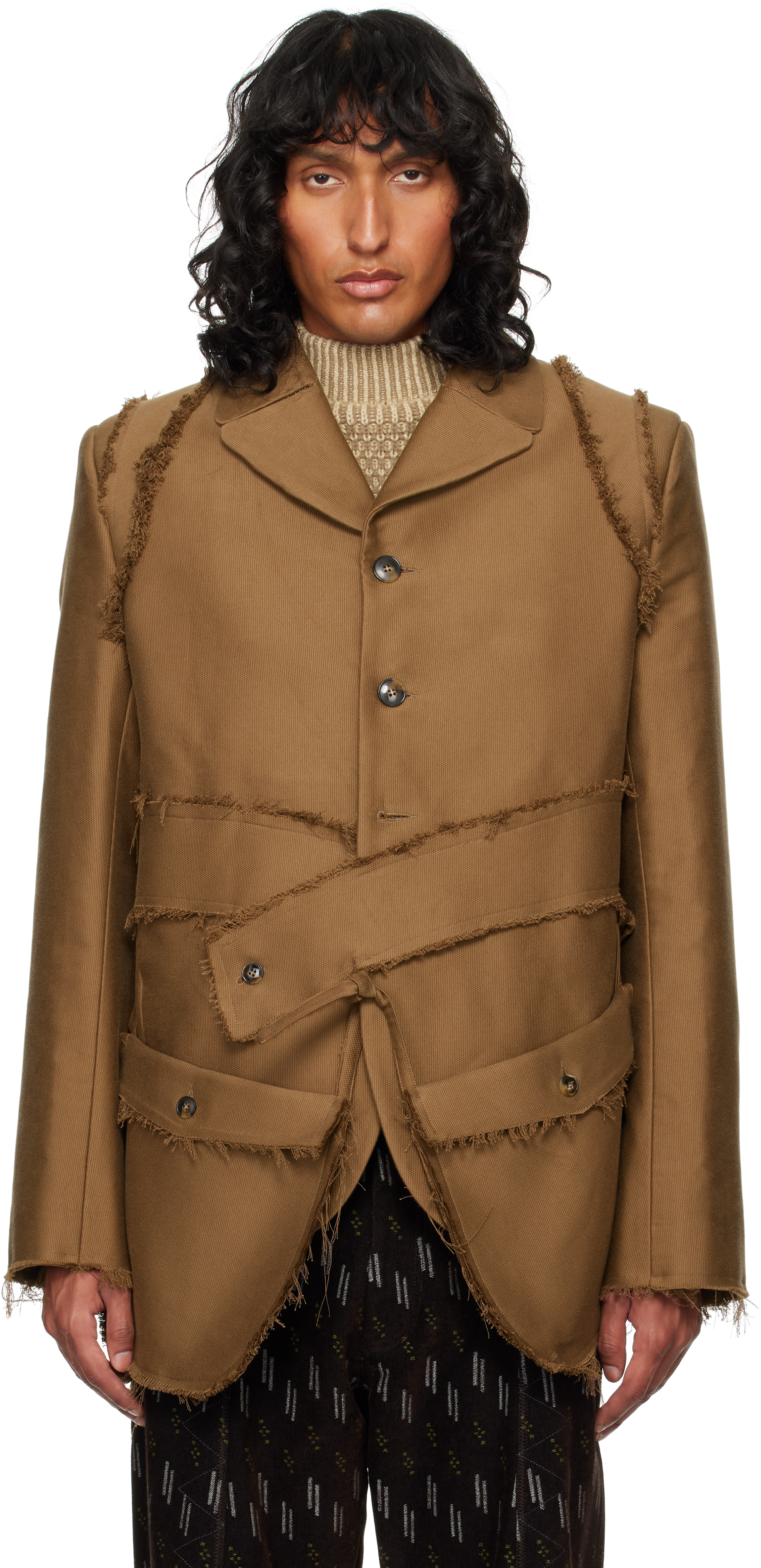 STRONGTHE BROWN TRAVELLER COAT 