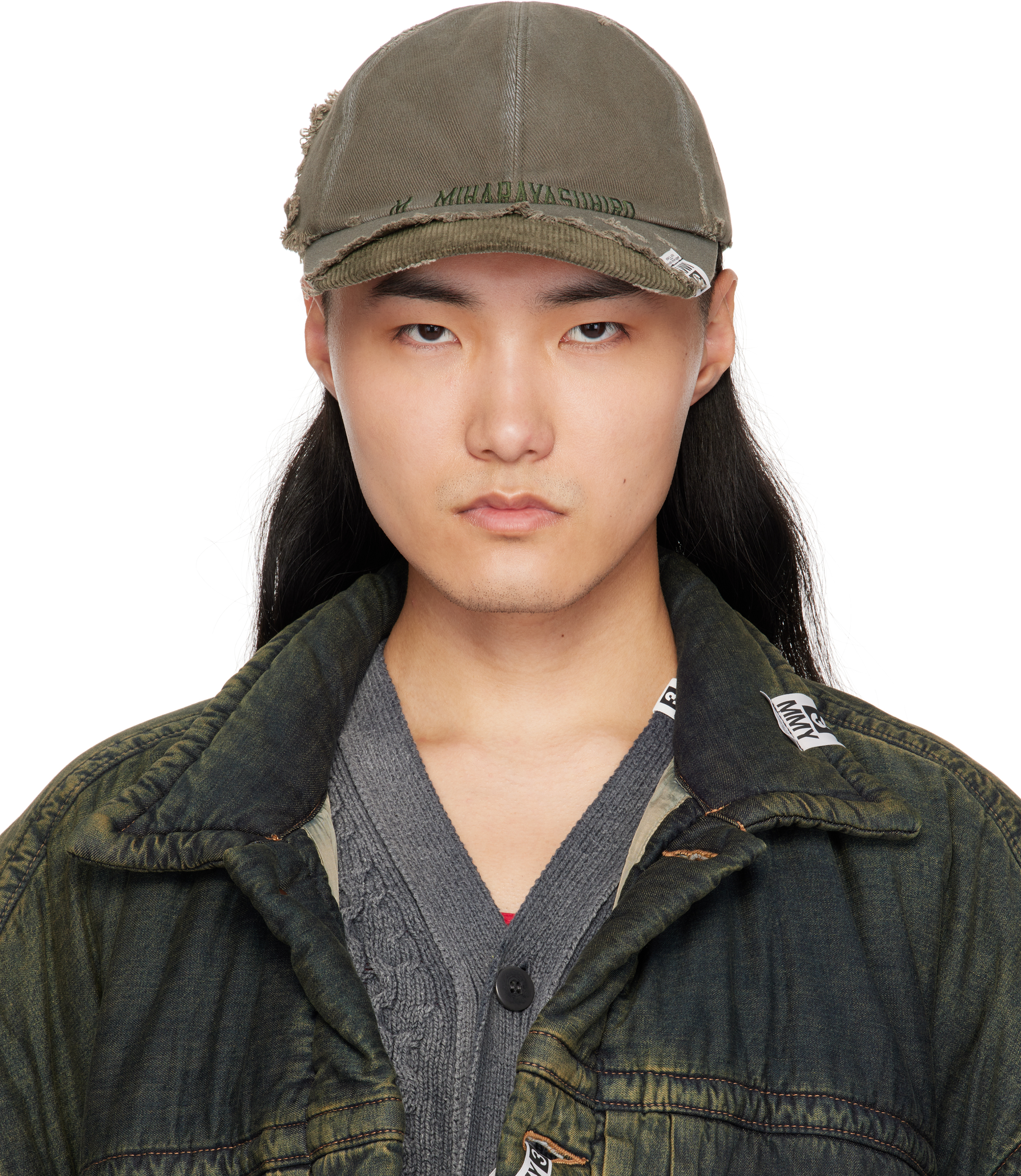 Khaki Crushed Detail Cap