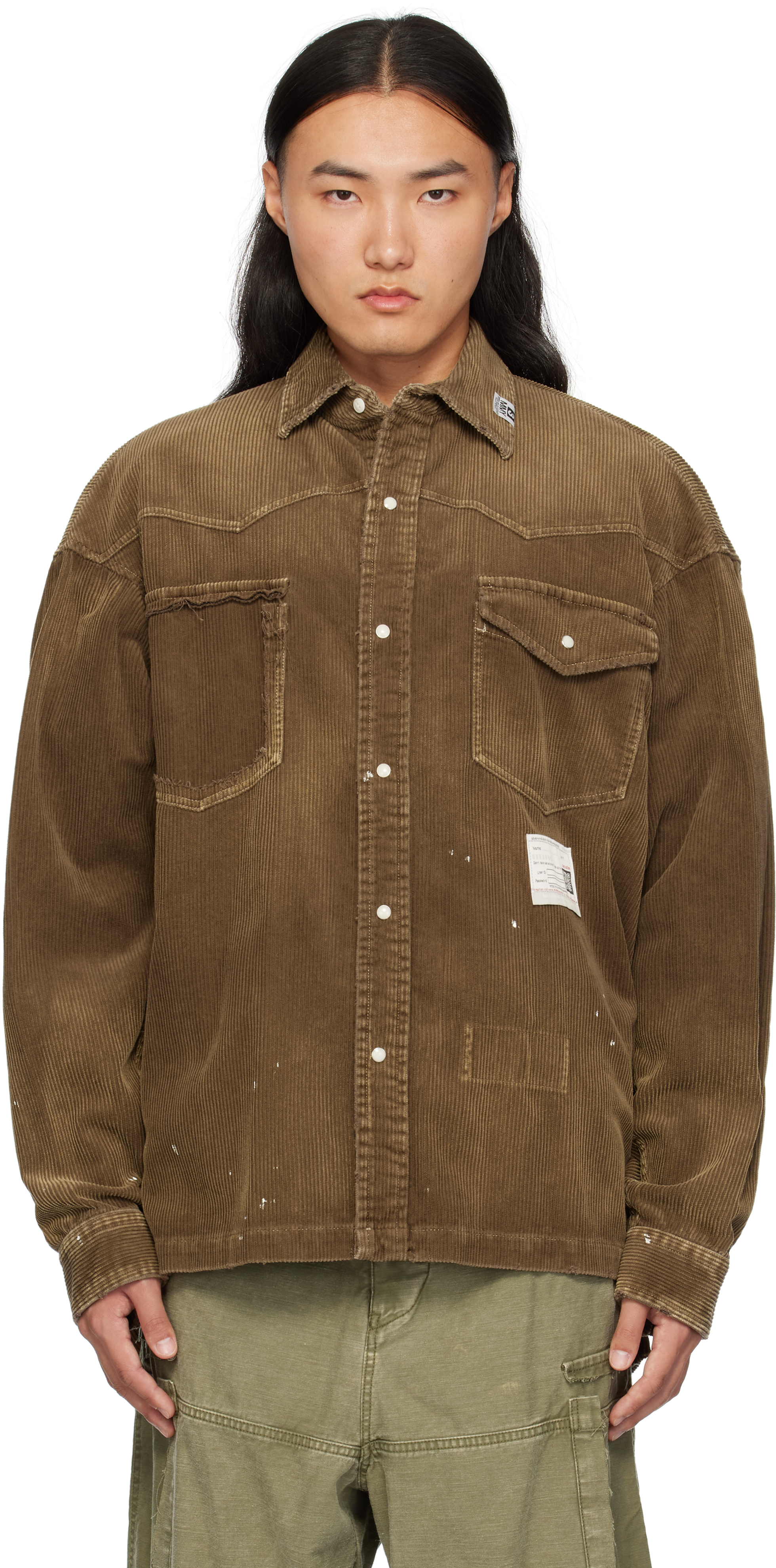 Brown Corduroy Shirt