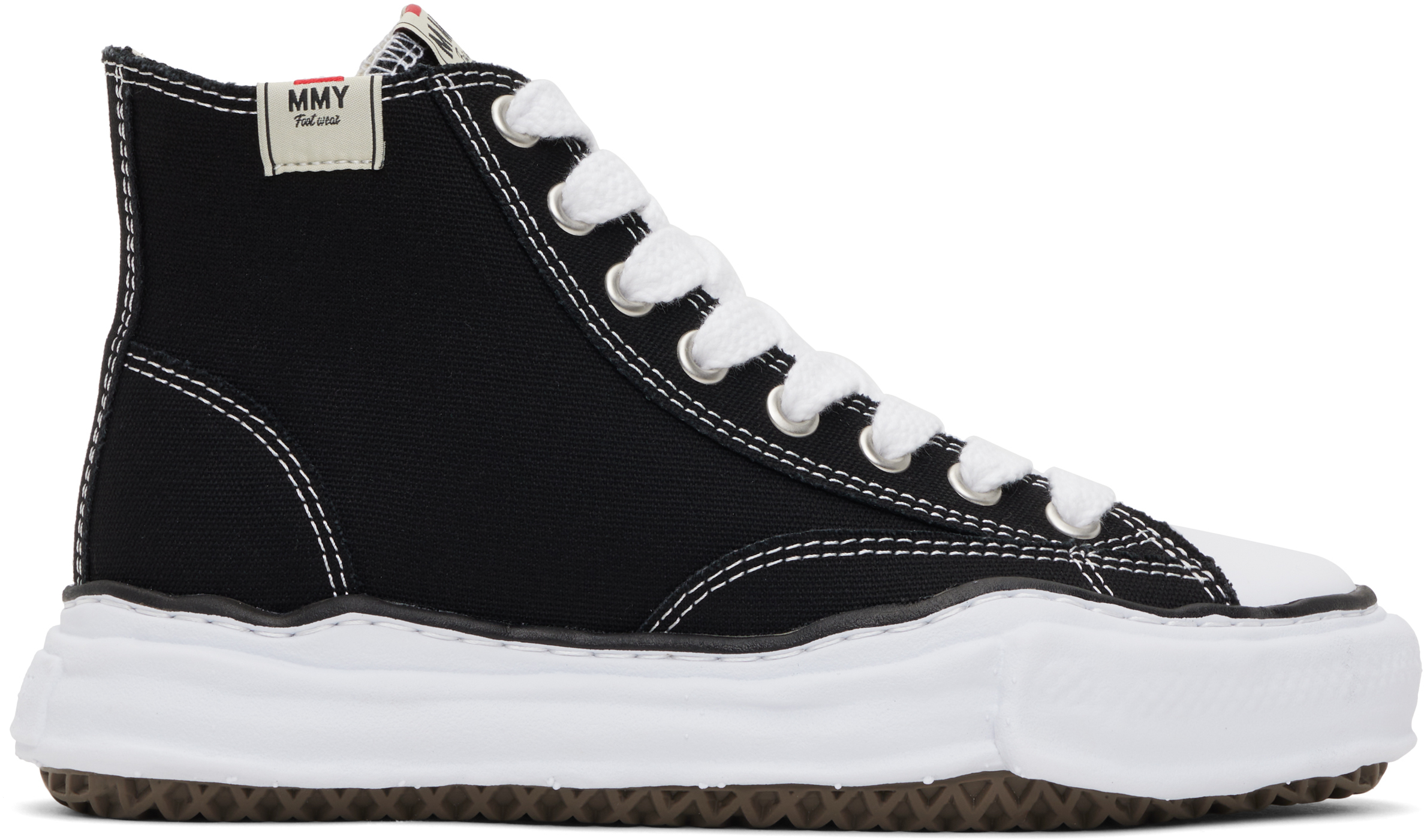 White Peterson OG Sole Canvas High-Top Sneakers