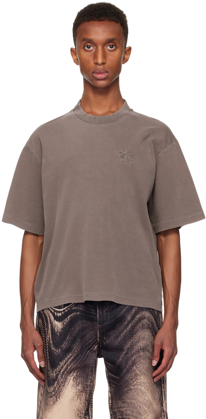 Brown Organic Cotton T-shirt