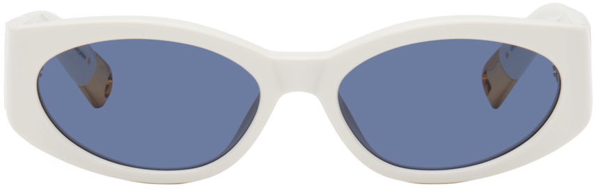 White 'Les lunettes Ovalo' Sunglasses