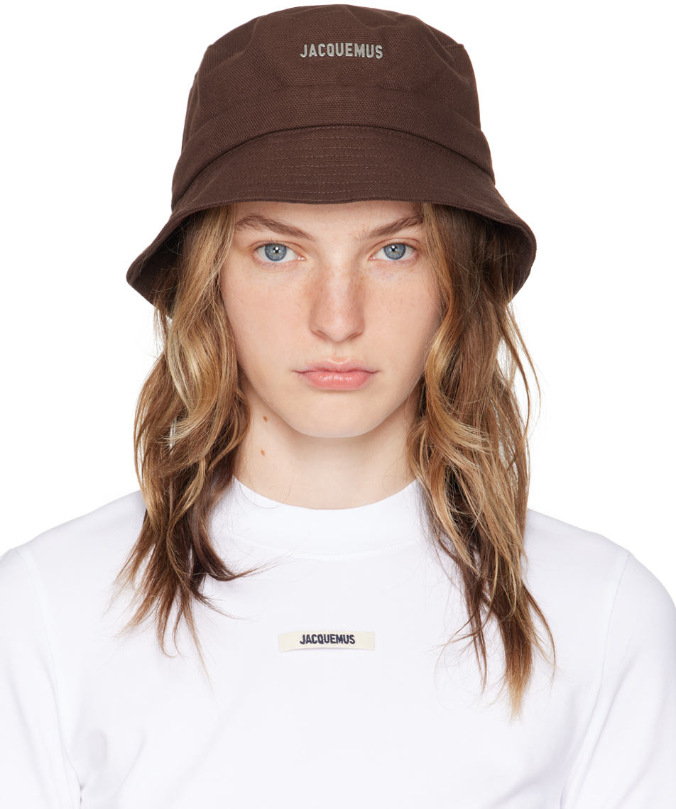 Shop Jacquemus Brown Les Classiques 'le Bob Gadjo' Bucket Hat In 850 Brown