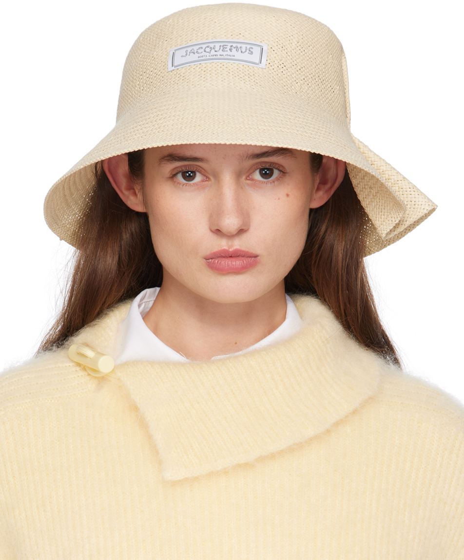 Shop Jacquemus Beige La Casa 'le Chapeau Vela' Beach Hat In 142 Natural