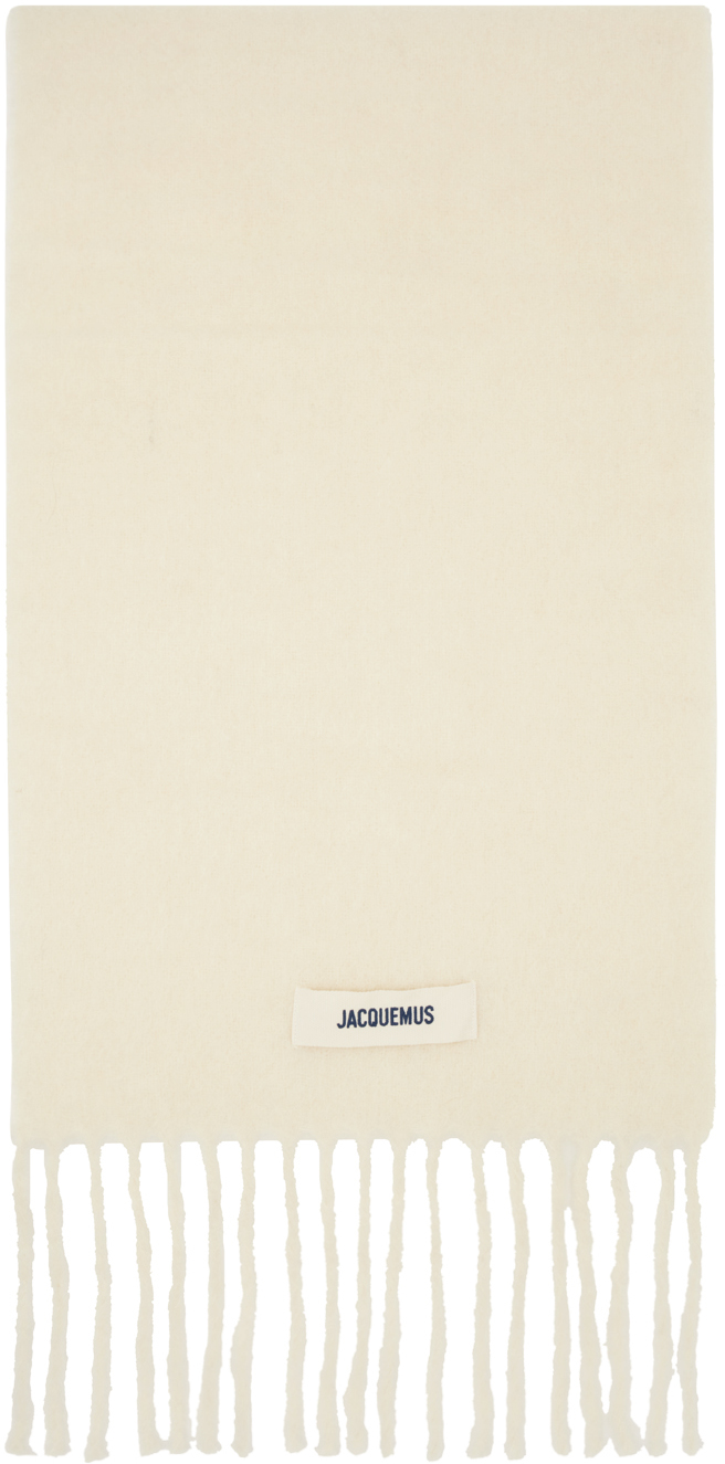 Off-White 'L'écharpe Carro' Scarf by JACQUEMUS on Sale