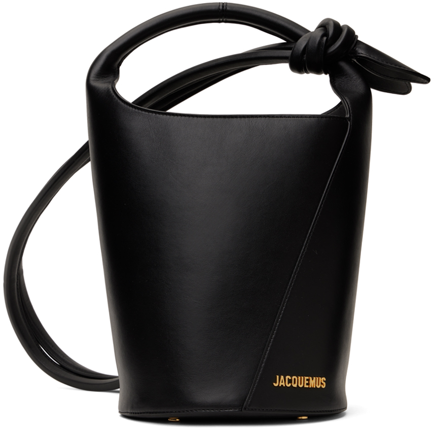 Shop Jacquemus Les Classiquesコレクション ブラック Le Petit Tourni バッグ In 990 Black