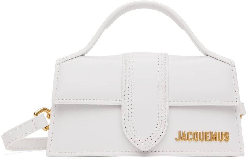 Shop Jacquemus White Les Classiques 'le Bambino' Bag In 100 White