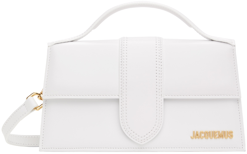 Jaquemus selling le grand bambino white bag