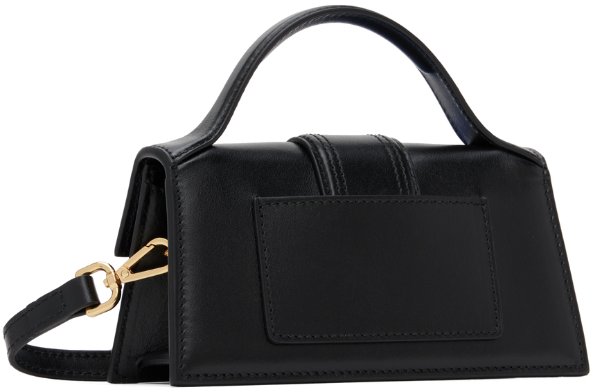 Jacquemus Le Bambino Small Leather Shoulder Bag In 990 Black