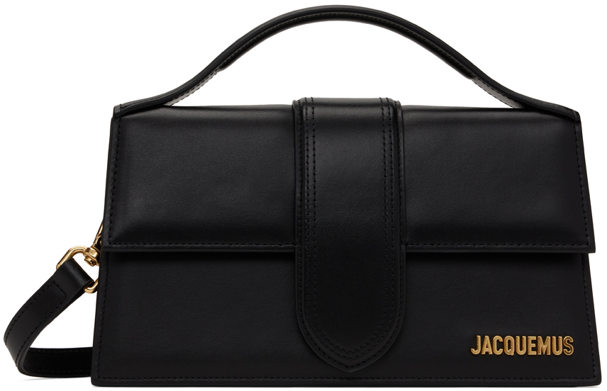 Shop Jacquemus Les Classiquesコレクション ブラック Le Grand Bambino バッグ In 990 Black