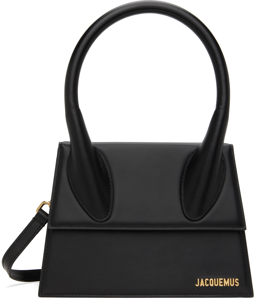 Shop Jacquemus Black Les Classiques 'le Grand Chiquito' Bag In 990 Black