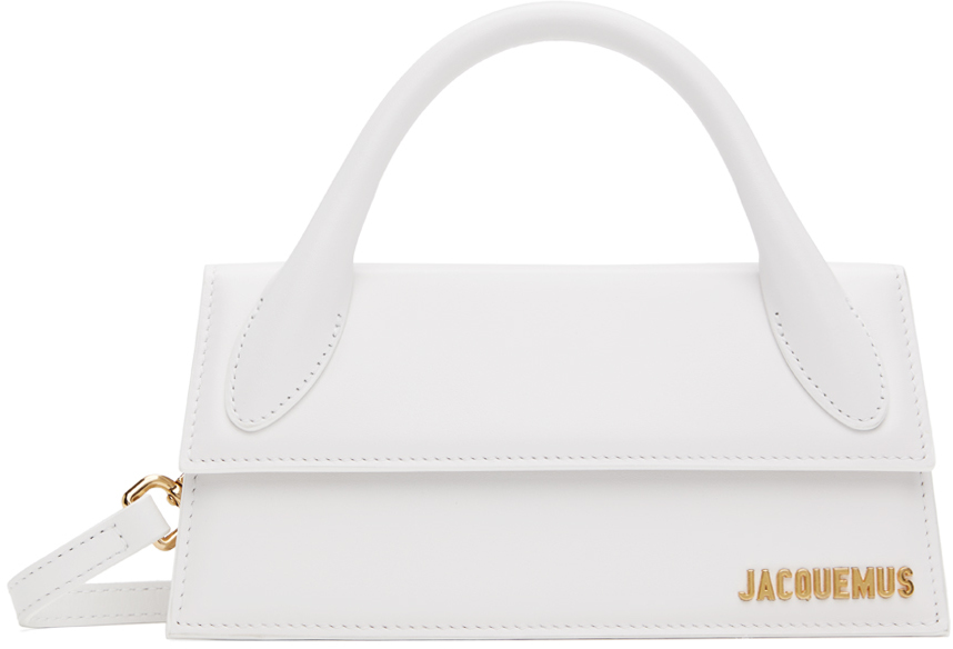 JACQUEMUS: White Les Classiques 'Le Chiquito long' Bag | SSENSE