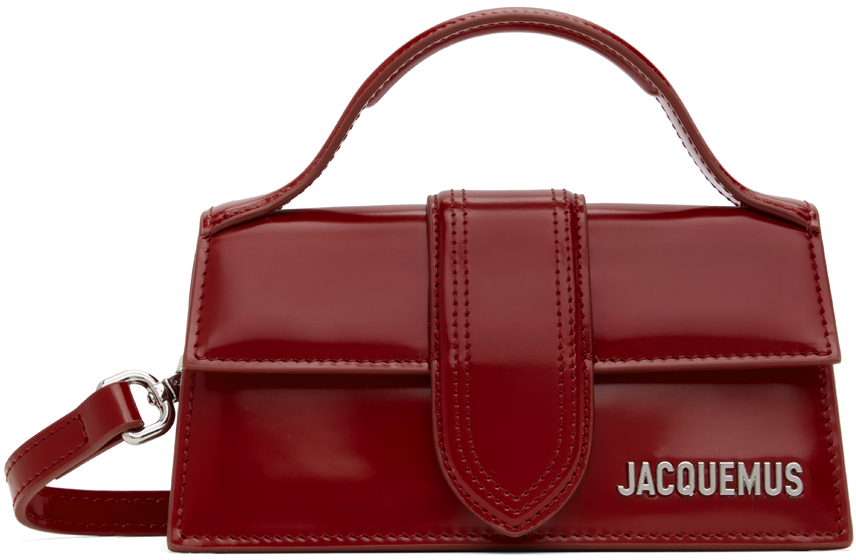 Jacquemus Le Bambino Hagfish Top-handle Bag In 470 Red