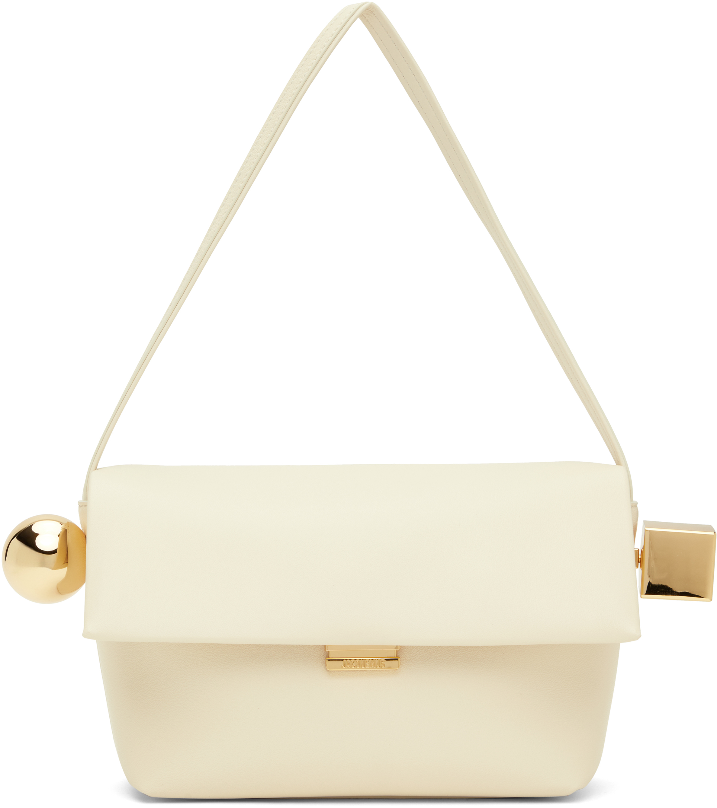 JACQUEMUS OFF-WHITE LA CASA 'LE ROND CARRÉ' BAG 