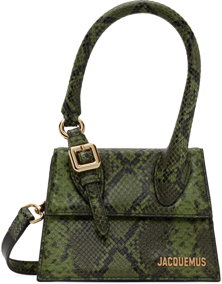 Green La Casa 'Le Chiquito moyen boucle' Bag