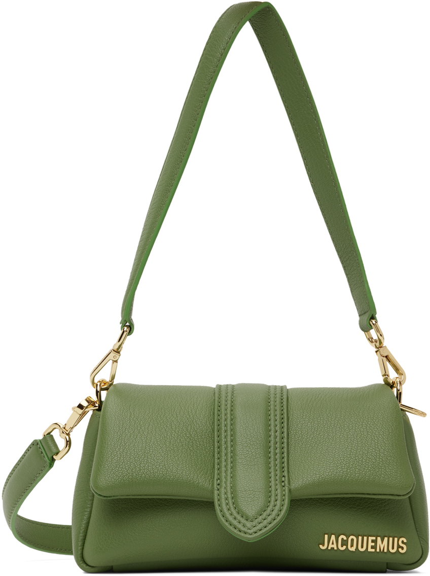 Shop Jacquemus Green La Casa 'le Petit Bambimou' Bag In 550 Green