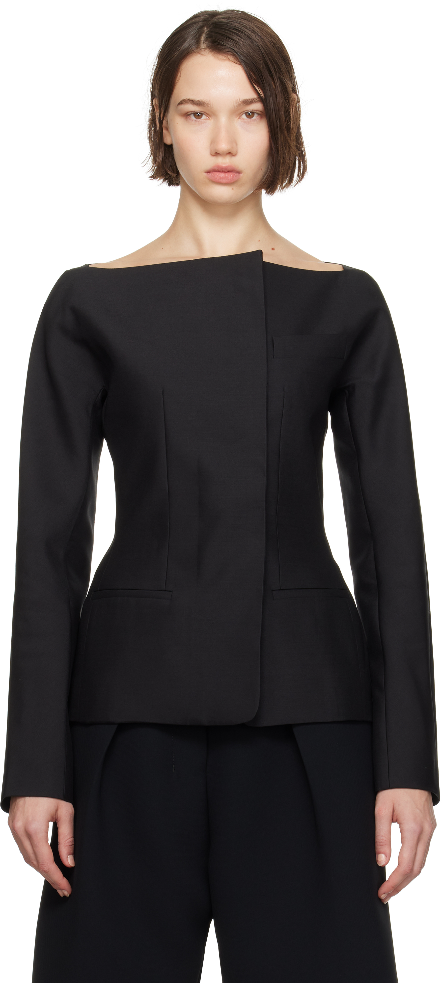 Black La Casa 'La Veste Spalla' Blazer