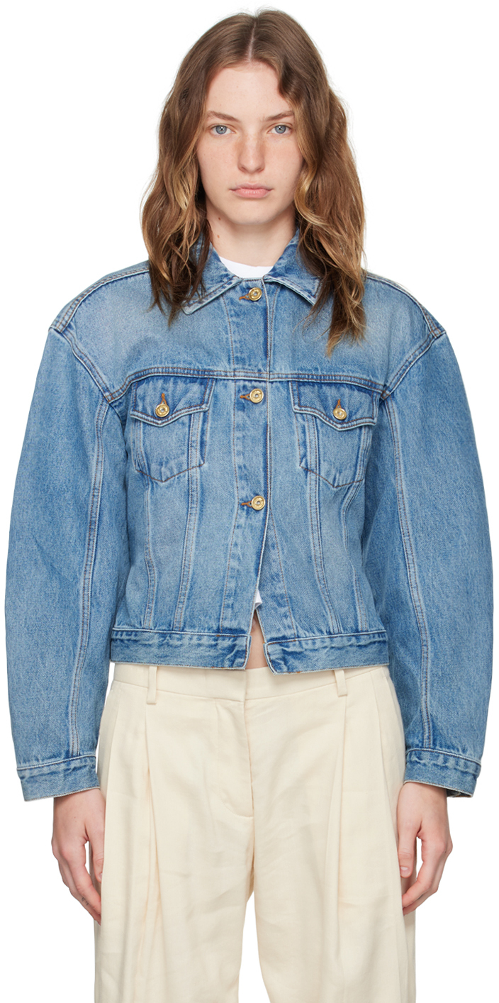 JACQUEMUS: Blue La Casa 'La veste de-Nîmes' Denim Jacket