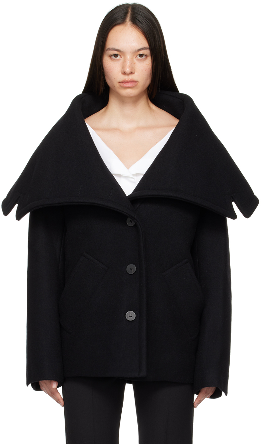 Black La Casa 'Le caban Caruso' Jacket by JACQUEMUS on Sale