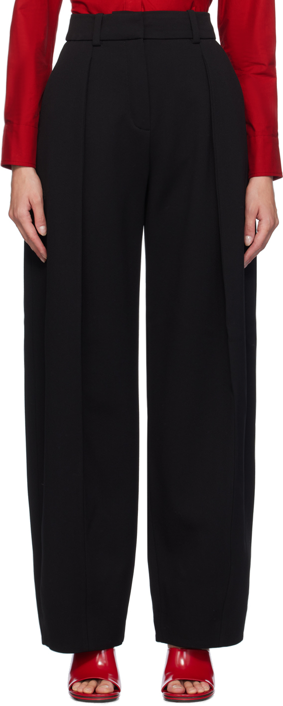 Black La Casa 'Le pantalon Paseo' Trousers by JACQUEMUS on Sale