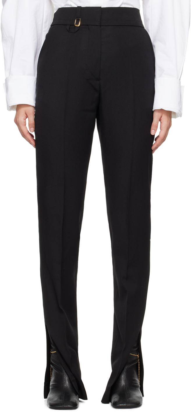 Black La Casa 'Le pantalon Tibau' Trousers