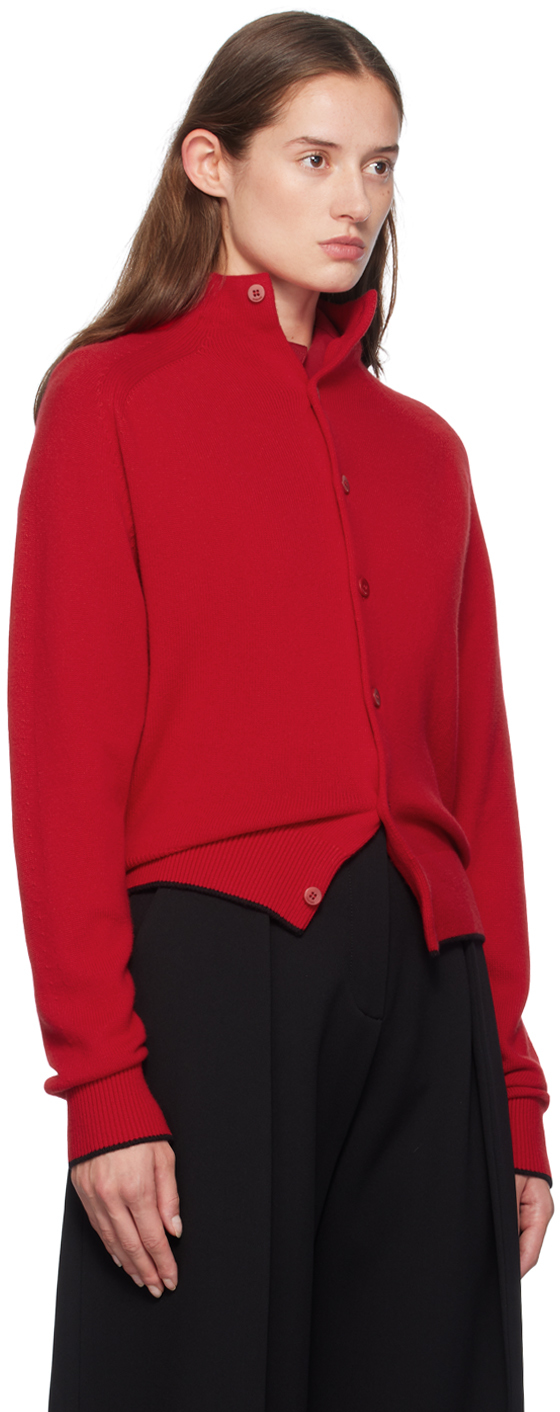 JACQUEMUS RED LA CASA 'LE CARDIGAN PITATTO' CARDIGAN