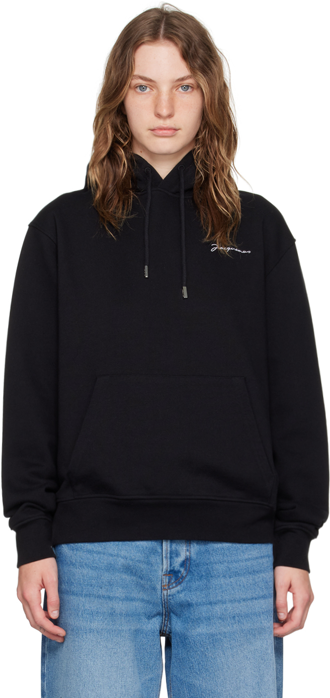 ★関税込★Jacquemus★Le Sweatshirt Brode Embroidered Hoodie Jacquemus - Le Sweatshirt Brodé cotton hoodie Jacquemus