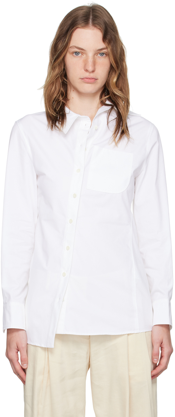 JACQUEMUS: White La Casa 'La chemise Pablo' Shirt | SSENSE