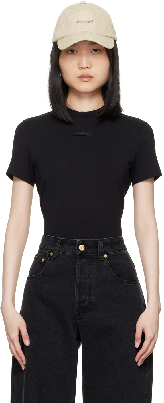 JACQUEMUS: Les Classiquesコレクション ブラック Le t-shirt