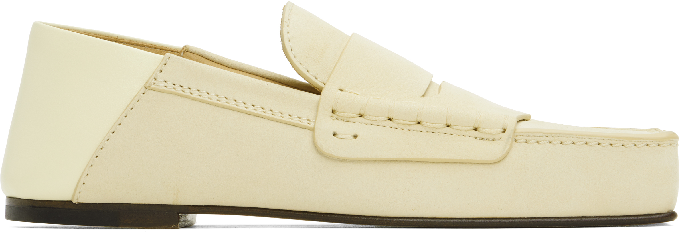 Yellow La Casa 'Les Loafers Carré' Loafers