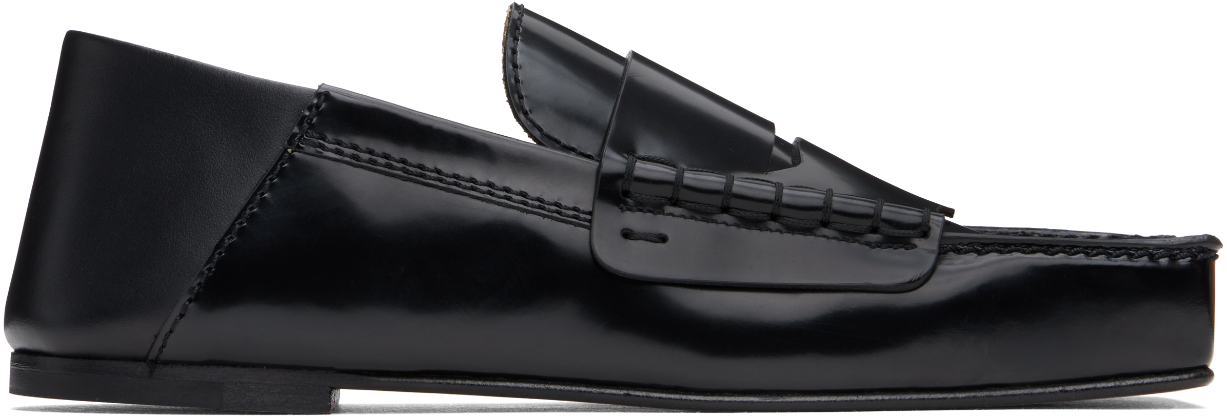 Black La Casa 'Les Loafers Carré' Loafers