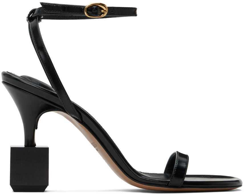 Black La Casa 'Les sandales Bisou' Heeled Sandals