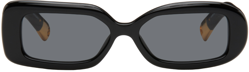 Black La Casa 'Les lunettes Rond Carré' Sunglasses