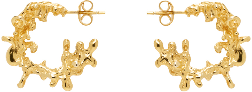 Gold Nerites Earrings